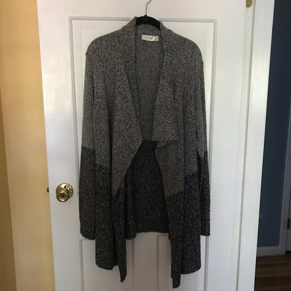 Two Tone Gray Sweater